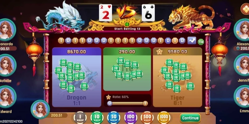 Khái quát vài nét cơ bản về trò chơi Rồng Hổ