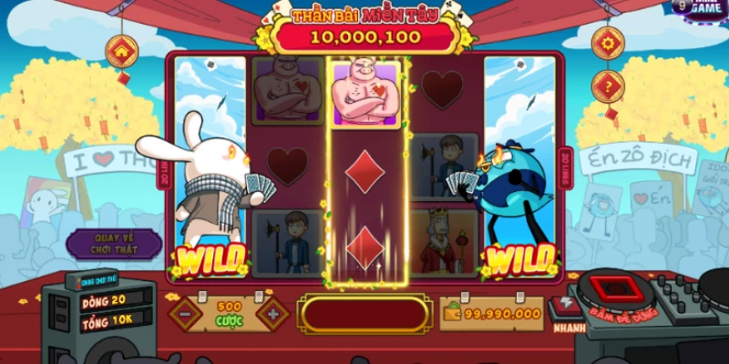 Nổ hũ thần bài miền tây với cơ chế thưởng Jackpot siêu khủng